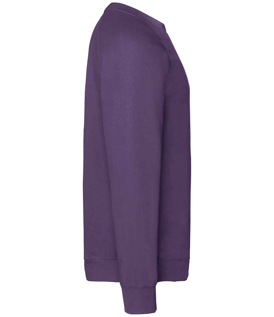 Fruit of the Loom Classic Raglan Sweatshirt Purple