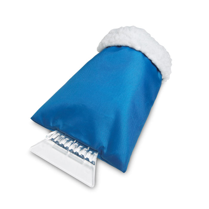 Branded Car ice scraper w/ mitten