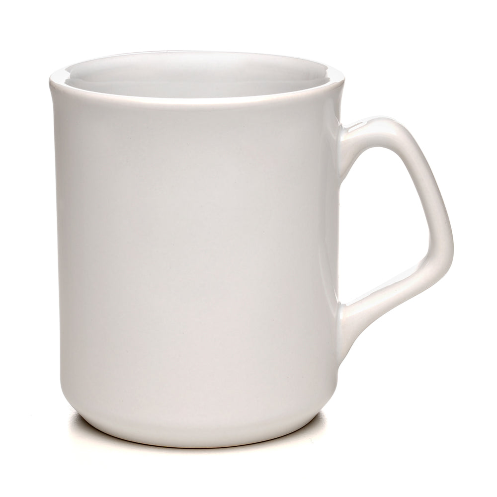 SPARTA Glazed Ceramic Mug White