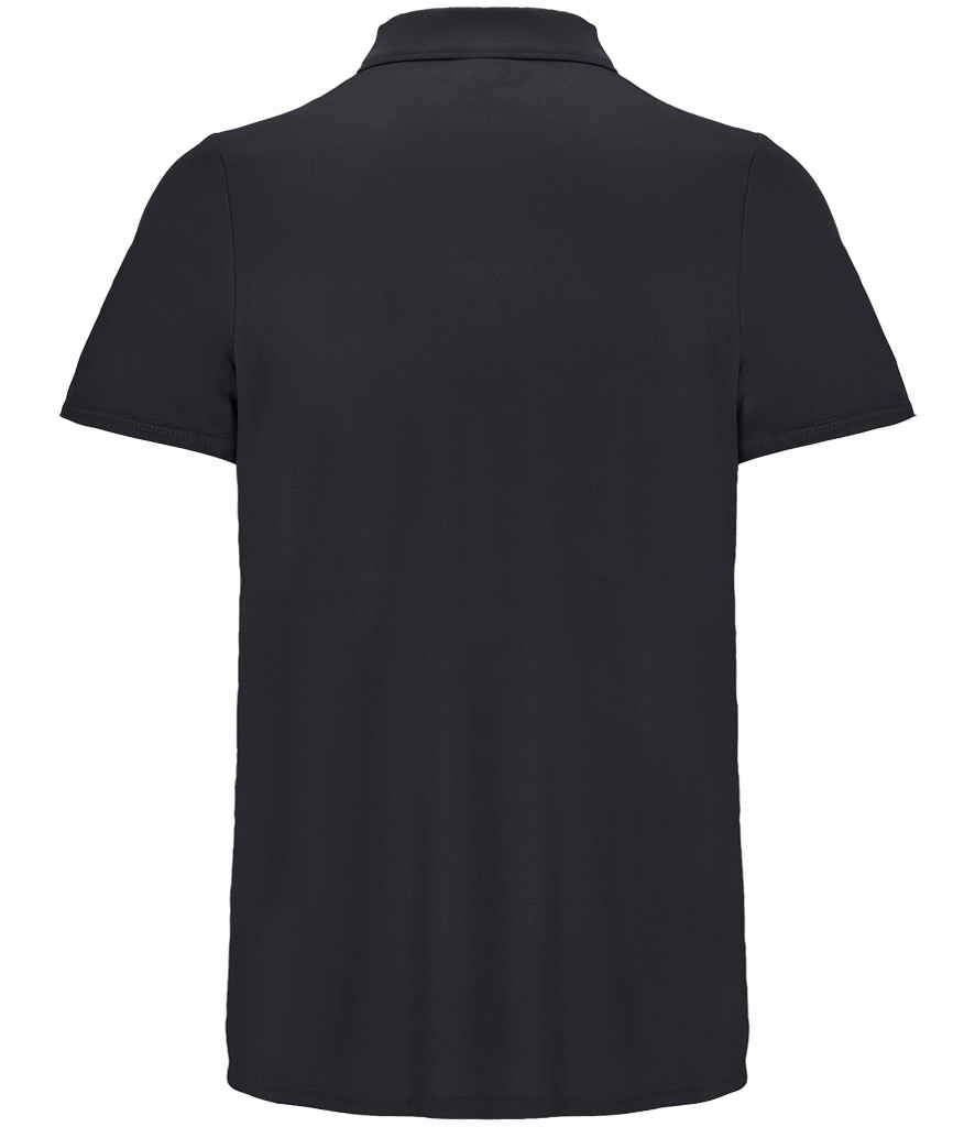 SOL'S Unisex Pitcher Recycled Polyester Piqué Polo Shirt Black