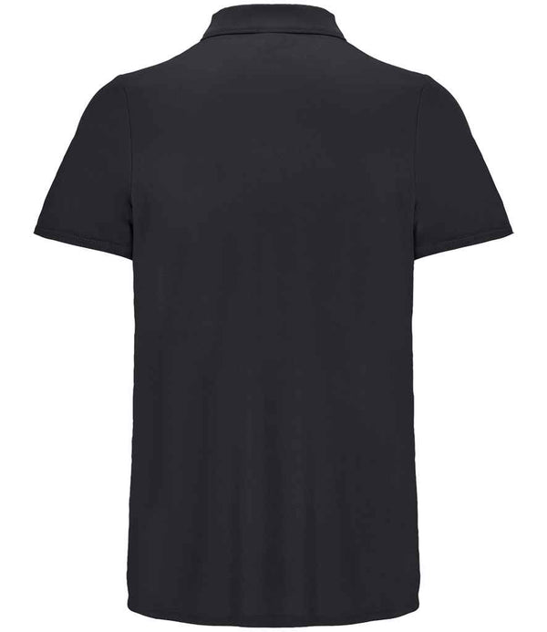 SOL'S Unisex Pitcher Recycled Polyester Piqué Polo Shirt Black