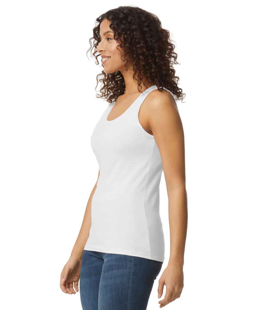 Gildan Ladies SoftStyle® Tank Top White