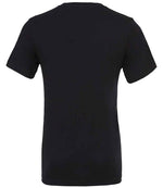 Canvas Unisex Jersey V Neck T-Shirt Black