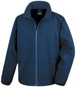 Result Core Printable Soft Shell Jacket Navy/Navy
