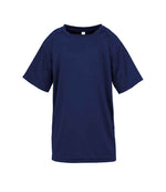 Spiro Kids Impact Performance Aircool T-Shirt Navy