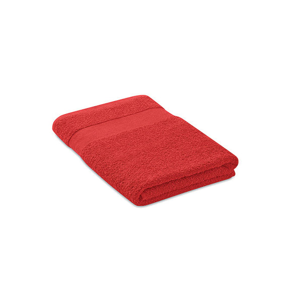 Towel organic cotton 140x70cm Red