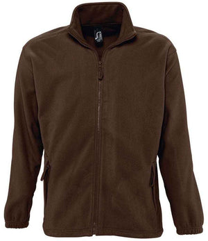 SOL'S North Fleece Jacket Dark Chocolate