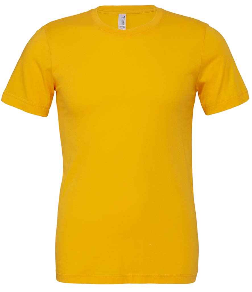 Canvas Unisex Crew Neck T-Shirt Gold