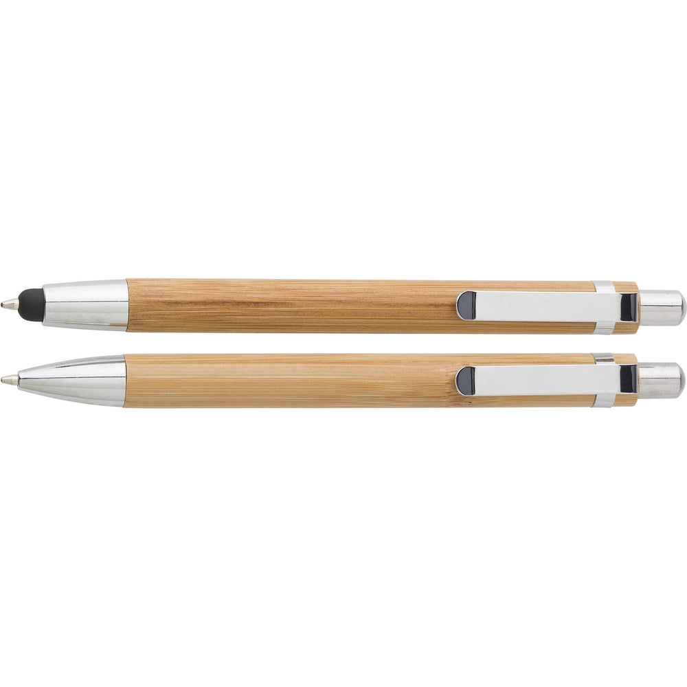 Branded Plaster Bamboo pen & pencil set