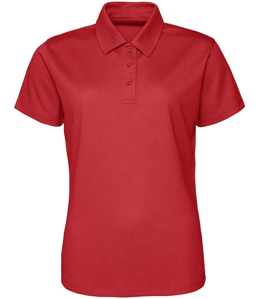 AWDis Ladies Cool Polo Shirt Fire Red