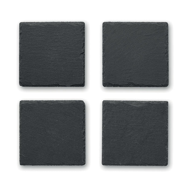 Branded Slate coasters with EVA bottom