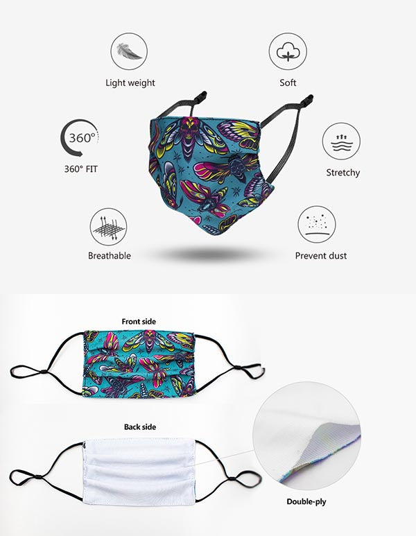 Double-Ply Custom Fabric Face Mask