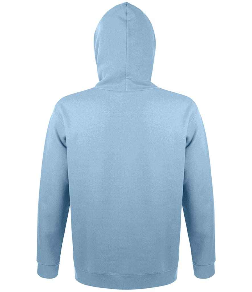 SOL'S Unisex Snake Hooded Sweatshirt Sky Blue