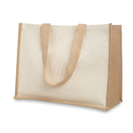 Branded Jute and canvas shopping bag