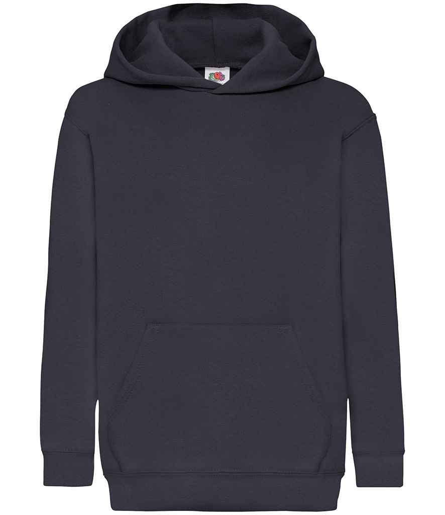 Fruit of the Loom Kids Classic Hooded Sweatshirt Deep Navy