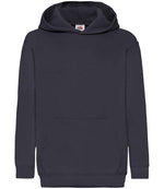 Fruit of the Loom Kids Classic Hooded Sweatshirt Deep Navy