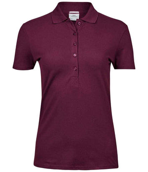 Tee Jays Ladies Luxury Stretch Polo Shirt Wine
