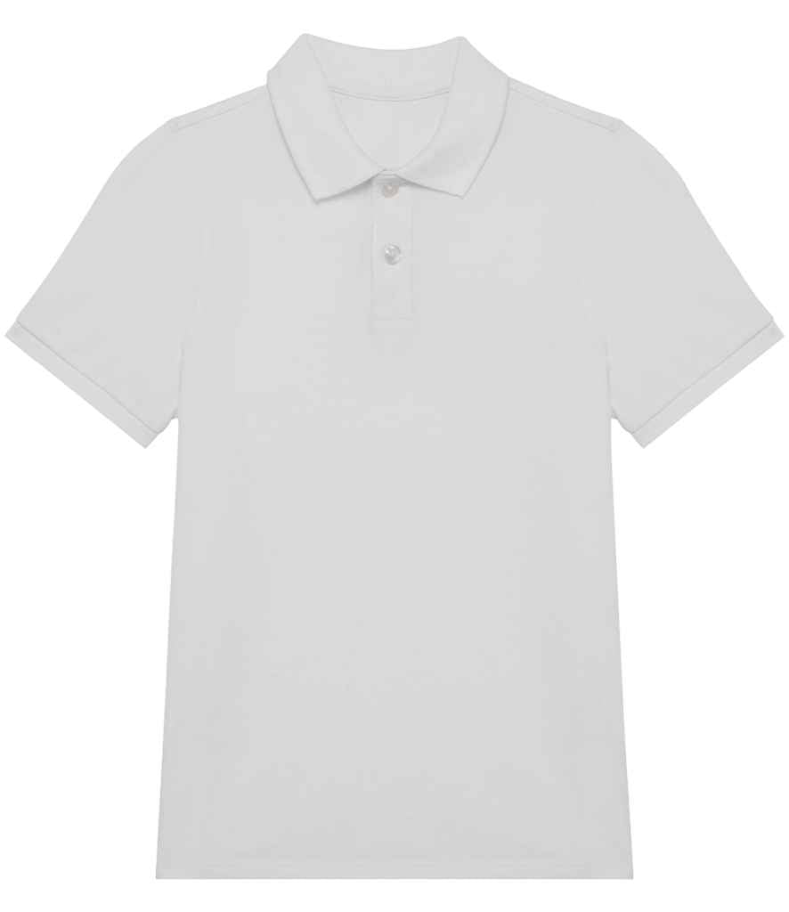 Native Spirit Kids Piqué Polo Shirt White