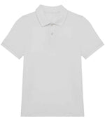 Native Spirit Kids Piqué Polo Shirt White
