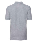 Russell Schoolgear Kids Poly/Cotton Piqué Polo Shirt Light Oxford