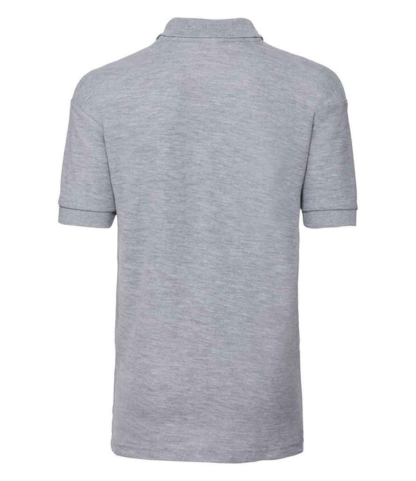 Russell Schoolgear Kids Poly/Cotton Piqué Polo Shirt Light Oxford