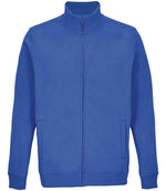 SOL'S Unisex Cooper Full Zip Sweat Jacket Royal Blue