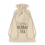 Branded Small Cotton draw cord bag
