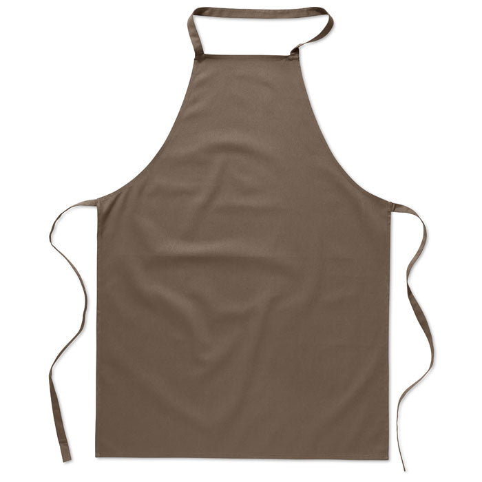 Kitchen apron in cotton Taupe