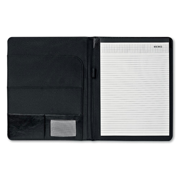 Branded PU portfolio w/ 20 pages bloc