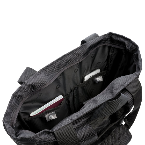 Branded Swiss Peak RFID 15" laptop totepack PVC free