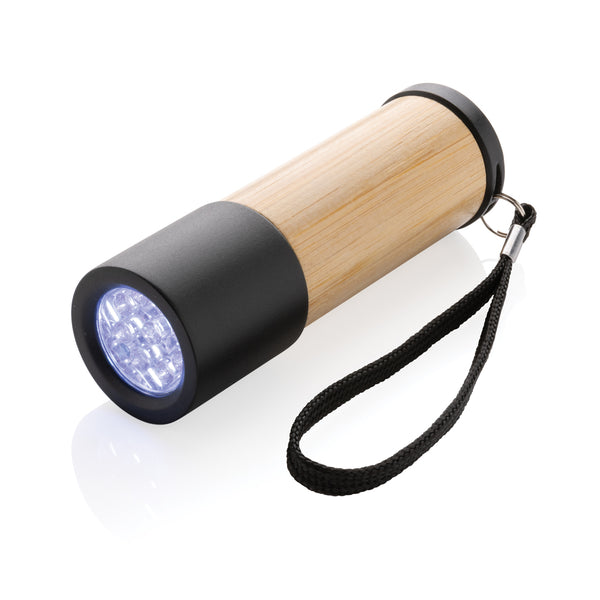 Branded Bamboo and RCS certfied recycled plastic torch