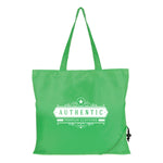 Branded Bayford 190T Polyester foldable pullstring shopper bag