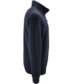 SOL'S Stan Contrast Zip Neck Sweatshirt French Navy