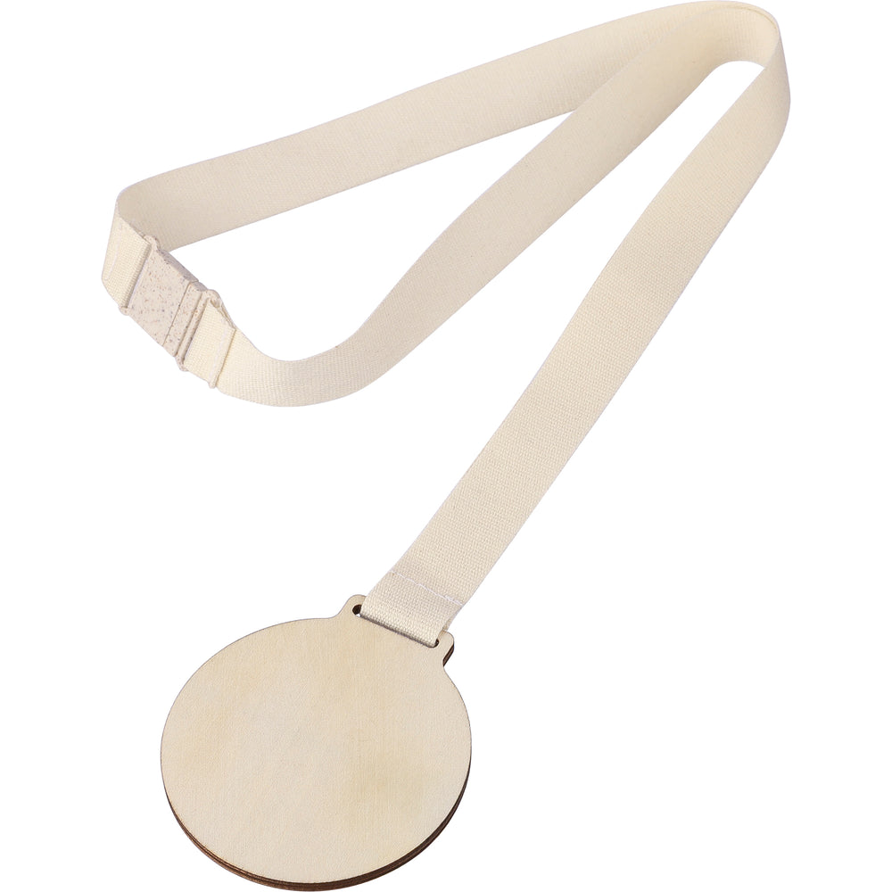 The Koa - Basswood medal