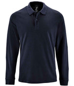 SOL'S Perfect Long Sleeve Piqué Polo Shirt French Navy