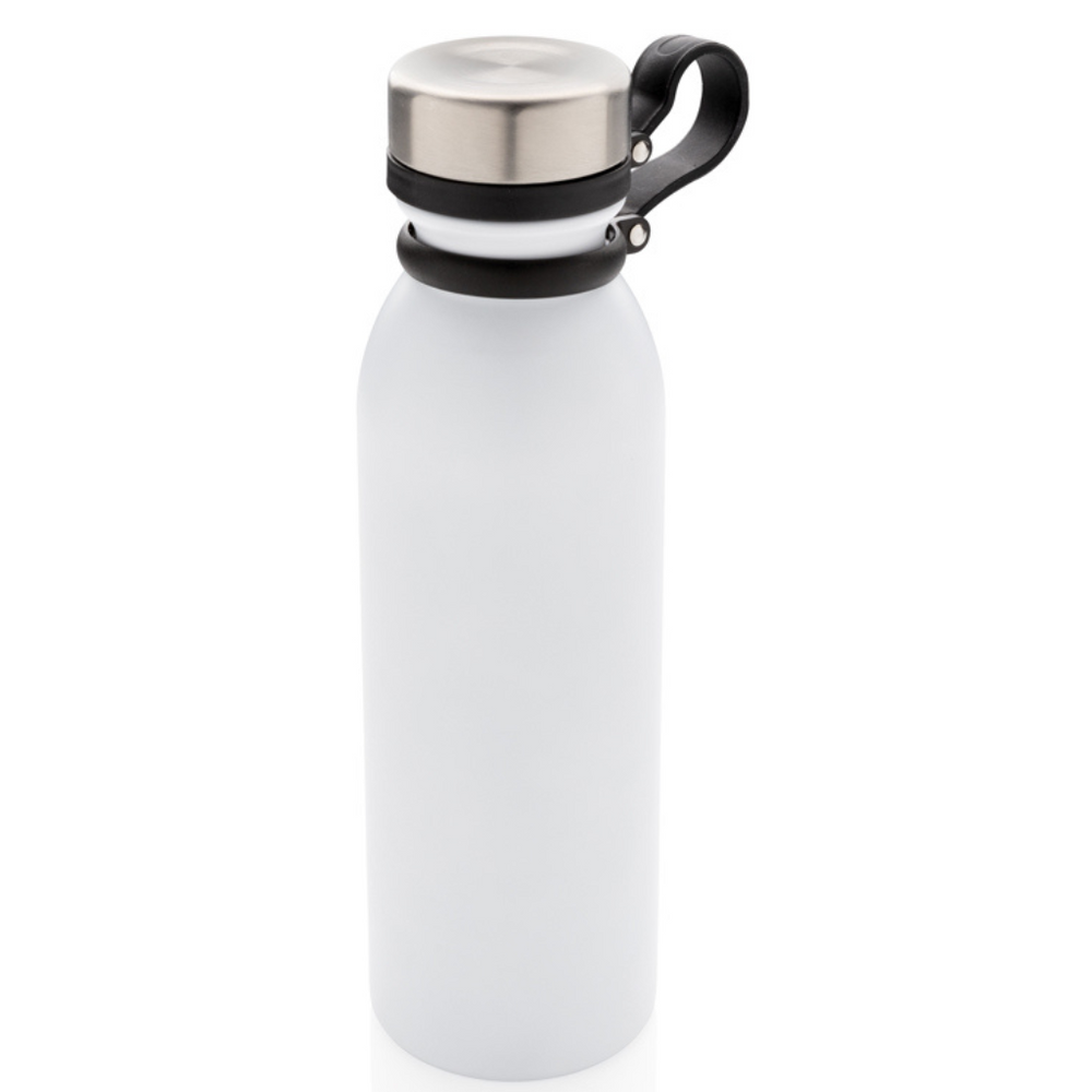 Copper vacuum insulated bottle with carry loop