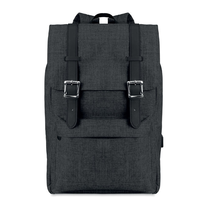Branded Backpack in 600D polyester