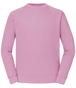 Fruit of the Loom Classic Raglan Sweatshirt Light Pink