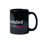11oz Black Panel Mug