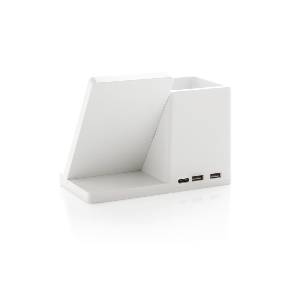 Branded Ontario RCS recycled plastic 10W wireless charger