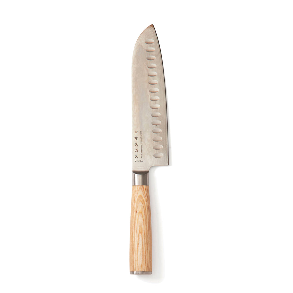 Branded VINGA Hattasan Damascus Santoku knife