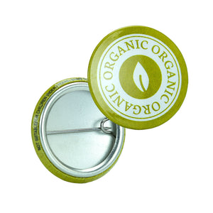 32mm Diameter Button Badge with D Pin