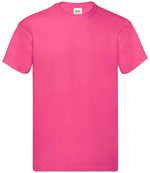 Fruit of the Loom Original T-Shirt Fuchsia