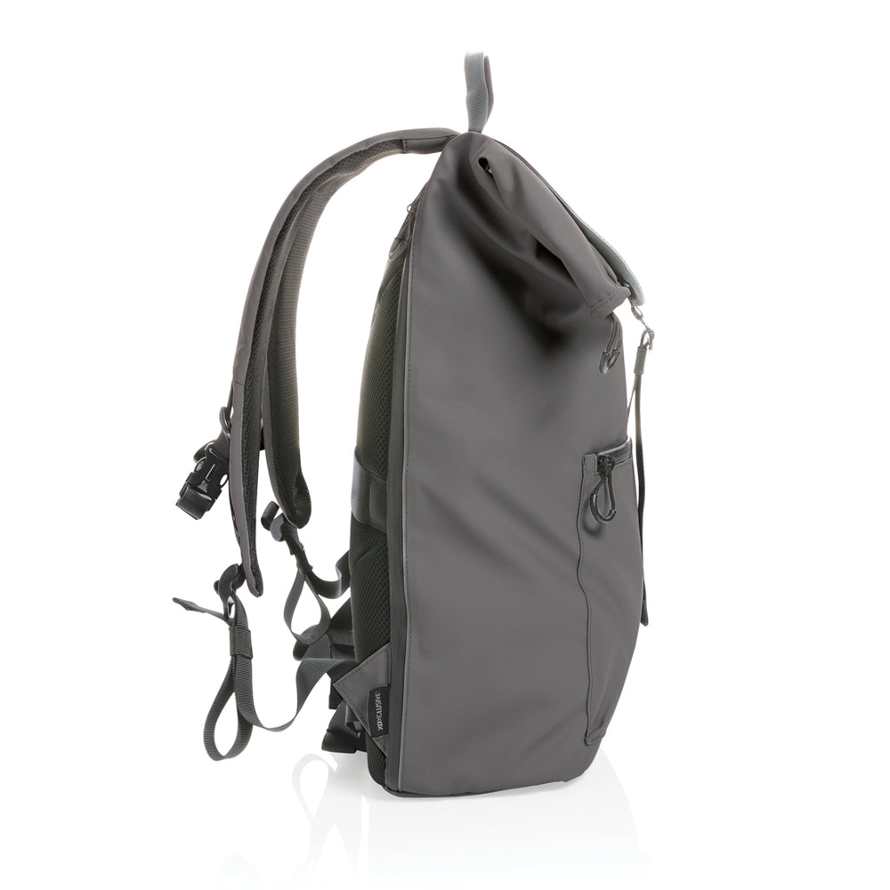 Branded Impact AWARE™ RPET water resistant 15.6" laptop backpack