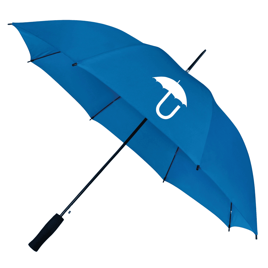Automatic Walking Umbrella with Black Straight Handle - 1020mm