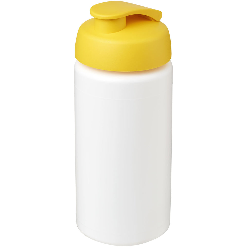Branded Baseline® Plus grip 500 ml flip lid sport bottle
