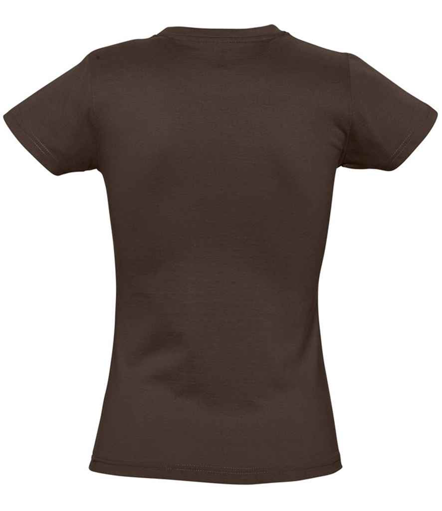 SOL'S Ladies Imperial Heavy T-Shirt Chocolate