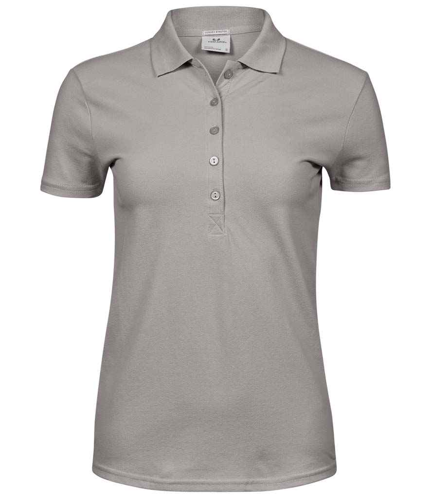Tee Jays Ladies Luxury Stretch Polo Shirt Stone