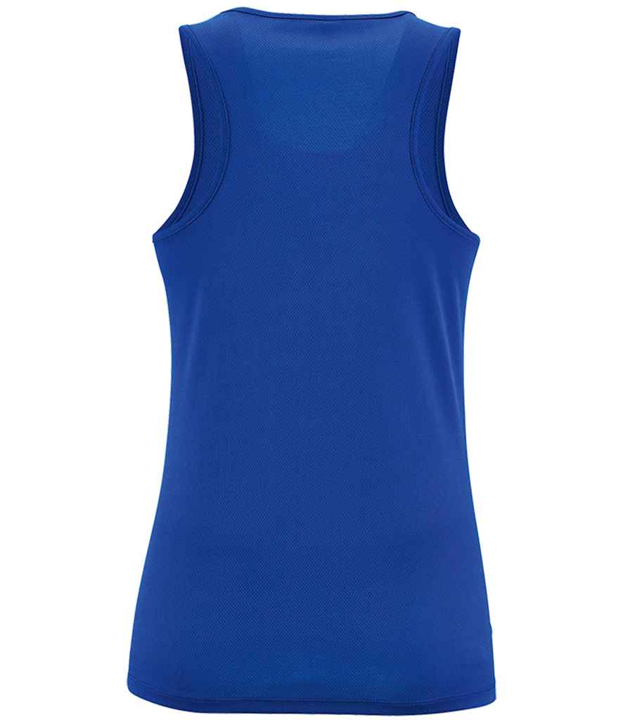 SOL'S Ladies Sporty Performance Tank Top Royal Blue