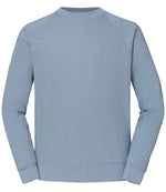 Fruit of the Loom Classic Raglan Sweatshirt Mineral Blue